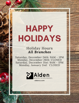 Holiday Hours